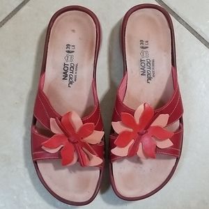 Naot Red Flower Sandals size 8